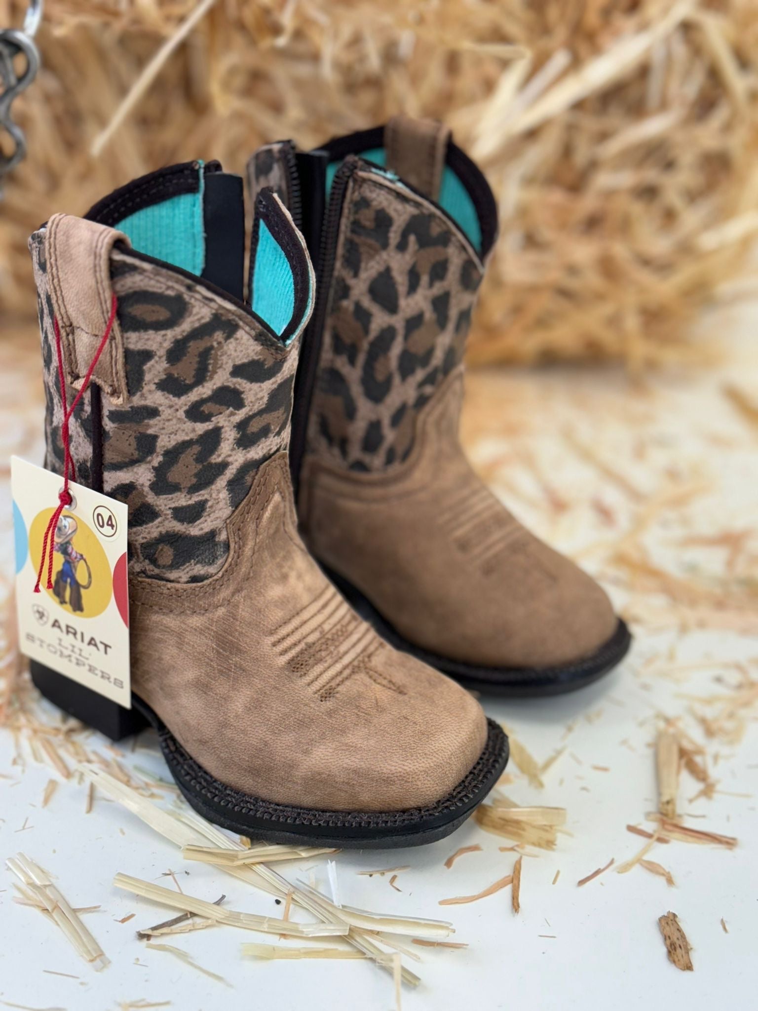 ARIAT LIL’ STOMPERS SAVANNA BROWN TAN