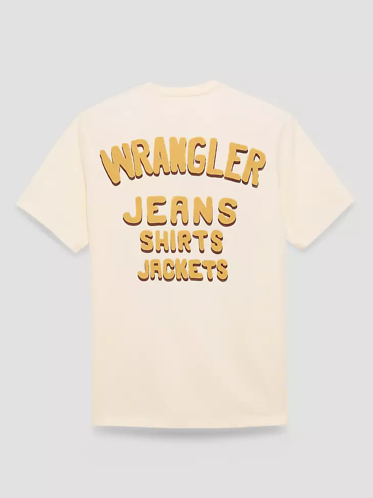 MEN'S WRANGLER GOLDEN BRONC DUAL GRAPHIC T-SHIRT 112375759