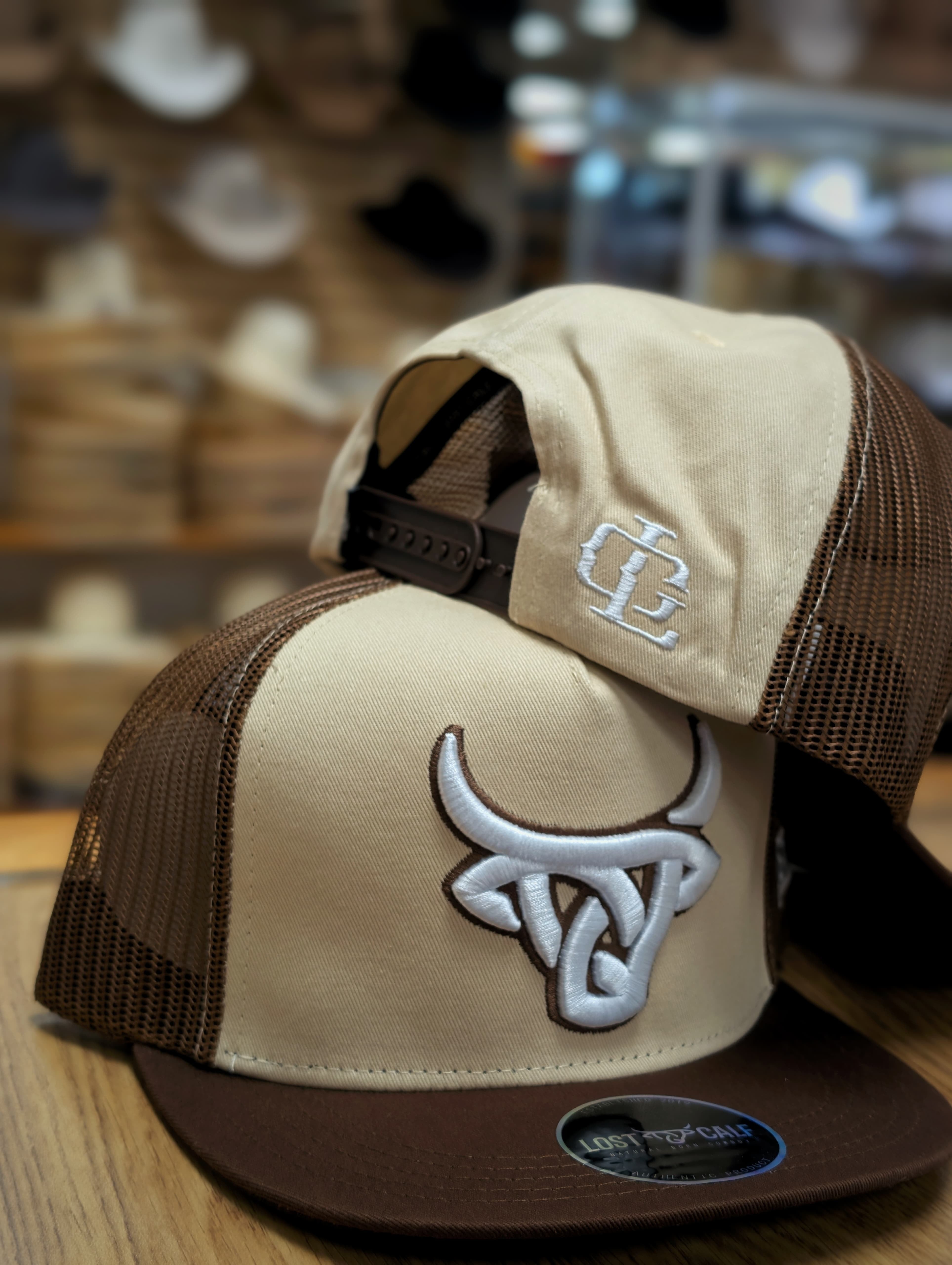 LOST CALF TWO MESH PANEL BROWN