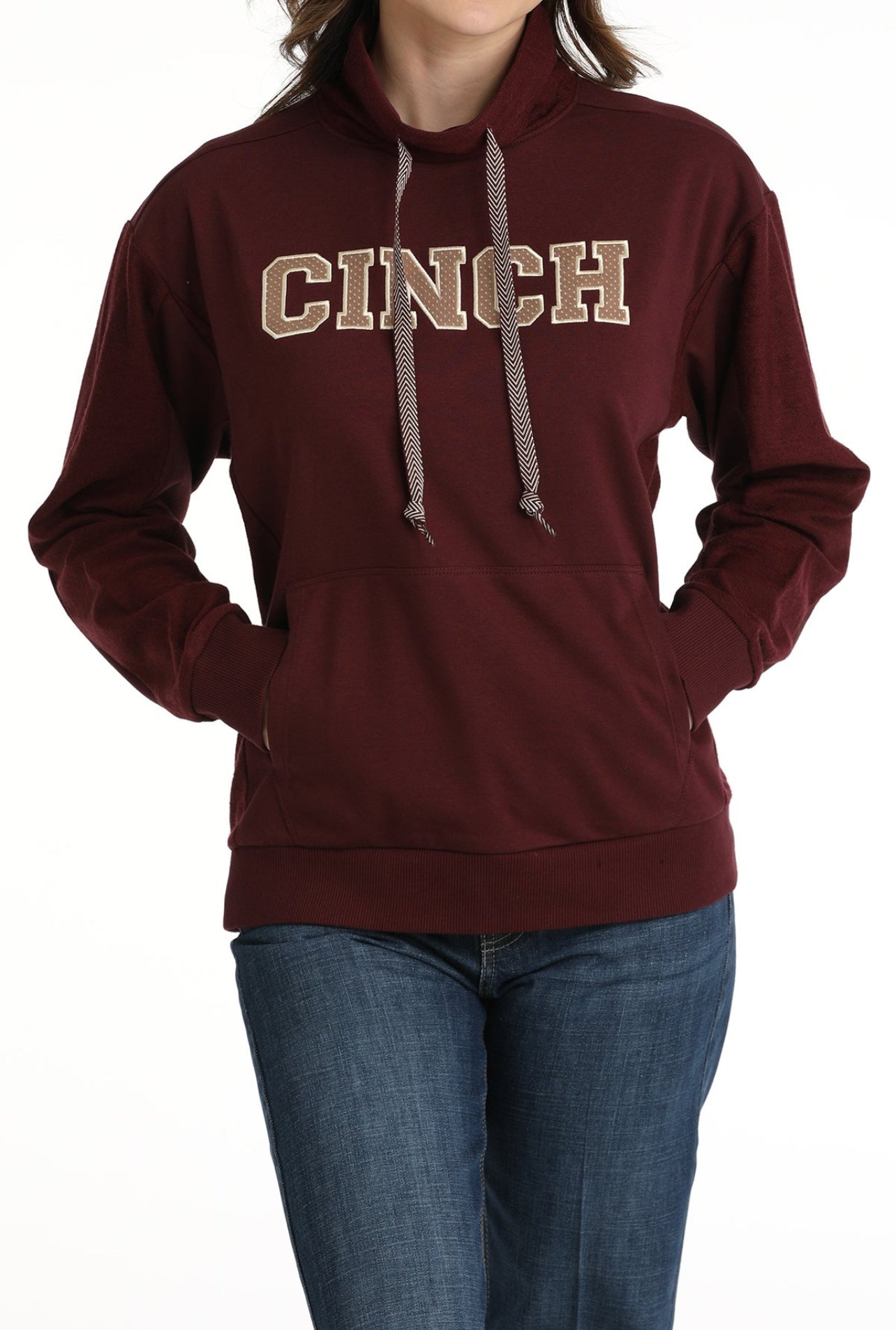 CINCH WOMENS FRENCH TERRY HOODIE - PURPLE