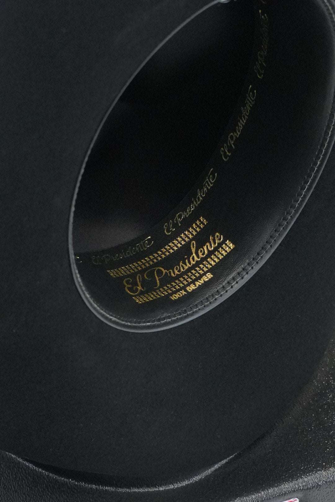 STETSON EL PRESIDENTE 100X BLACK/NEGRO COPA ALTA Laherradurawwnc.com