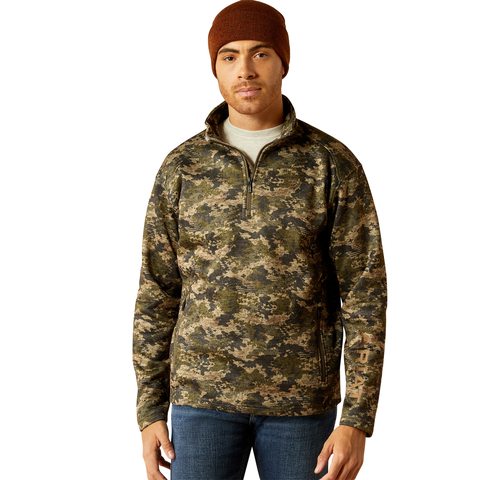 Ariat Caldwell Logo Sweater Green Camo - 3017