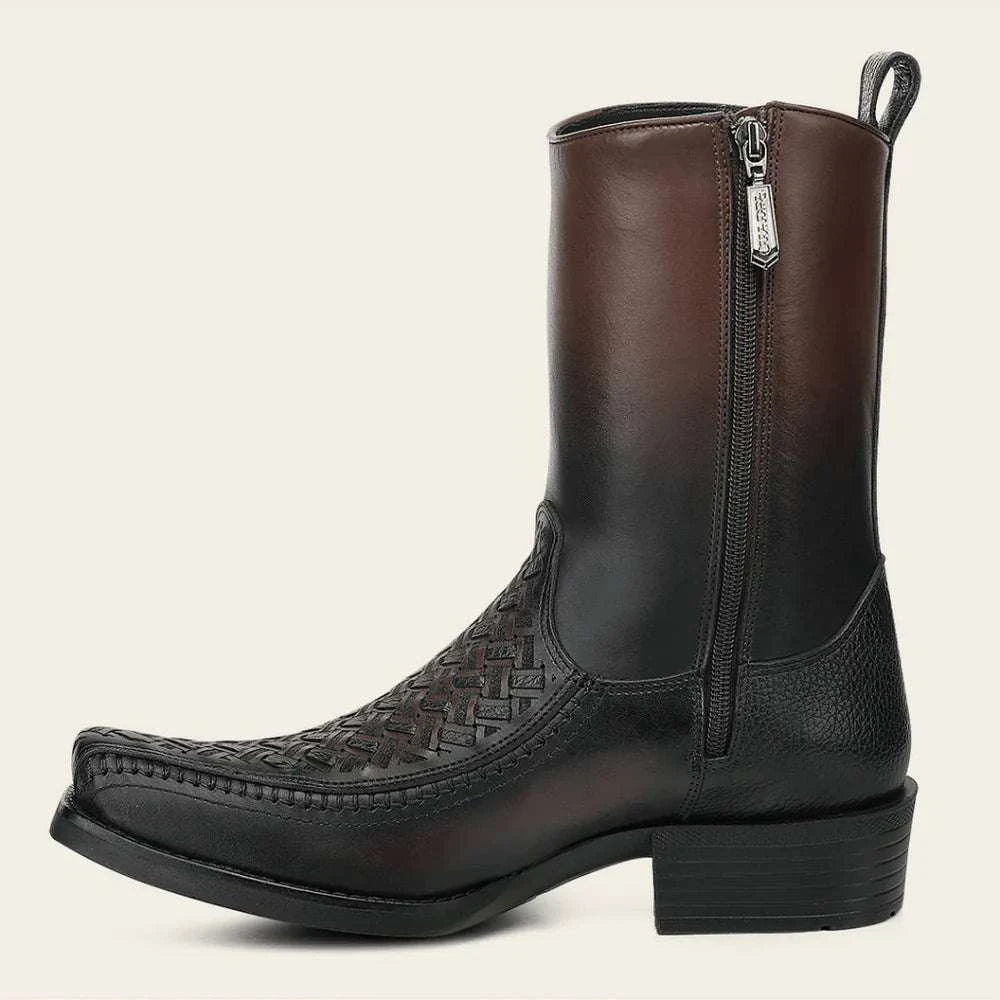 CUADRA MEN BOTIN DE RES CRUST CASTAÑO NARROW SQ TOE CC293 Laherradurawwnc.com