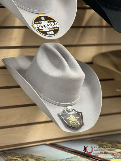 SOMBRERO DE FIELTRO MARLBORO GRIS PLATA RDR 4X