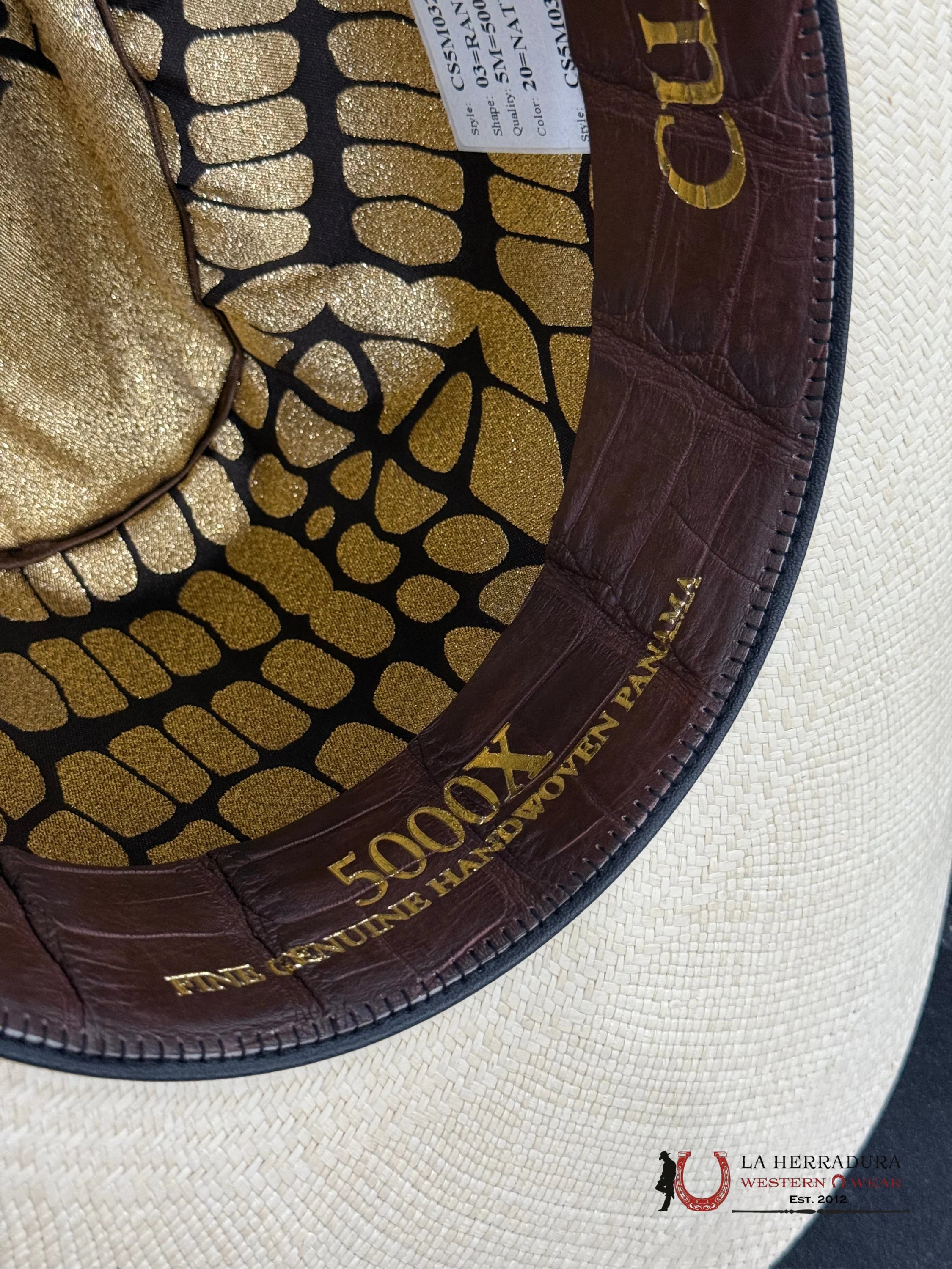 5000X GALAPAGOS KING NATURAL 3 1/2 SINALOA STYLE TEJANA