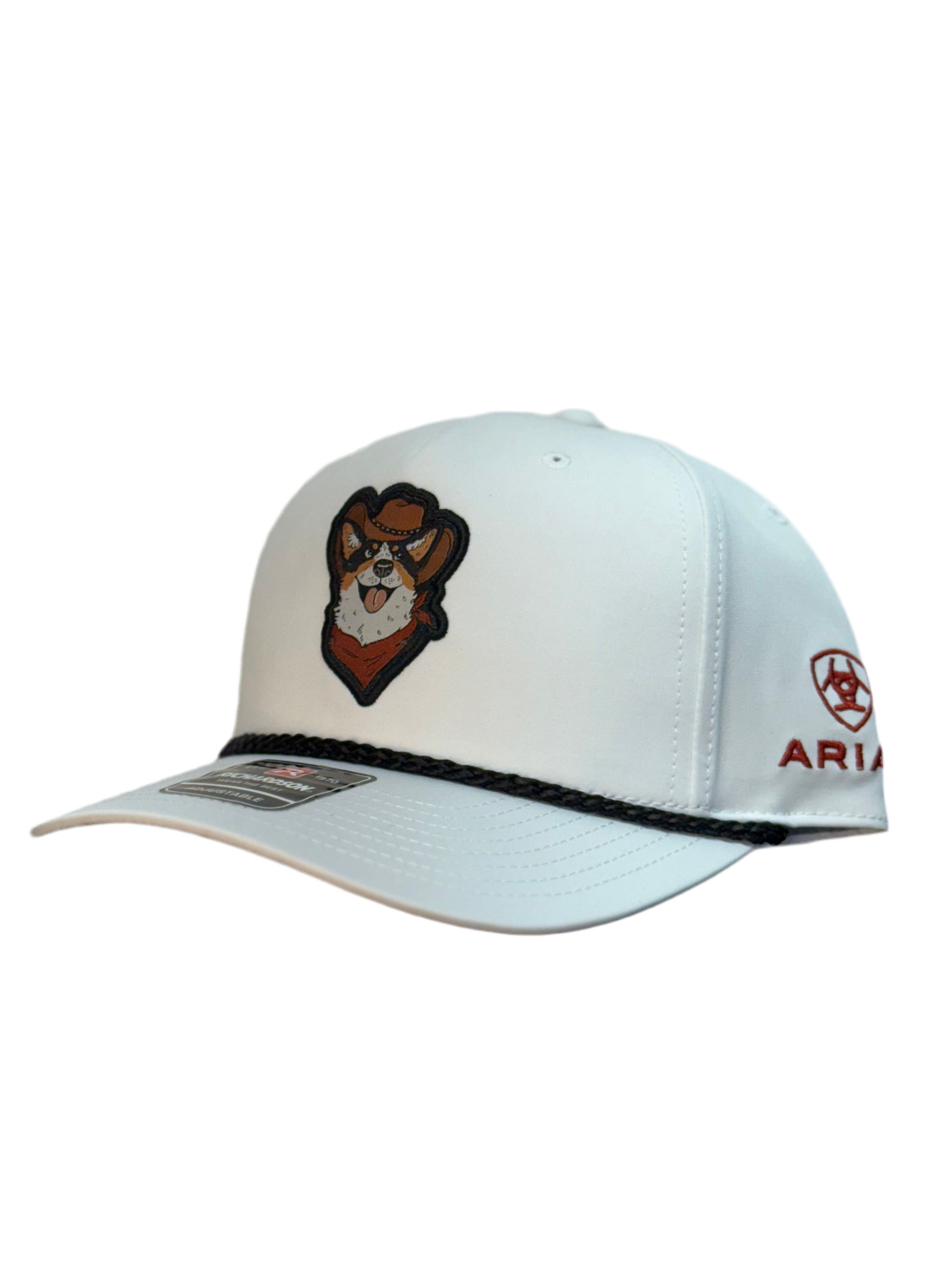 ARIAT CAP WHITE CORGI