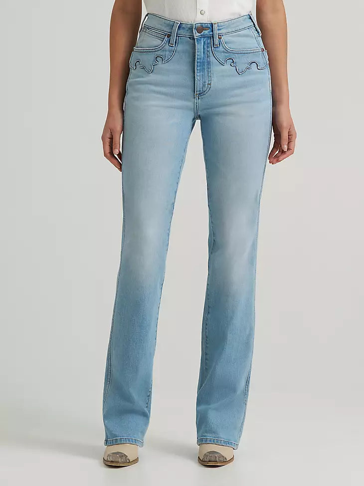 WRANGLER WOMENS HIGH RISE BOOT CUT - 112379374