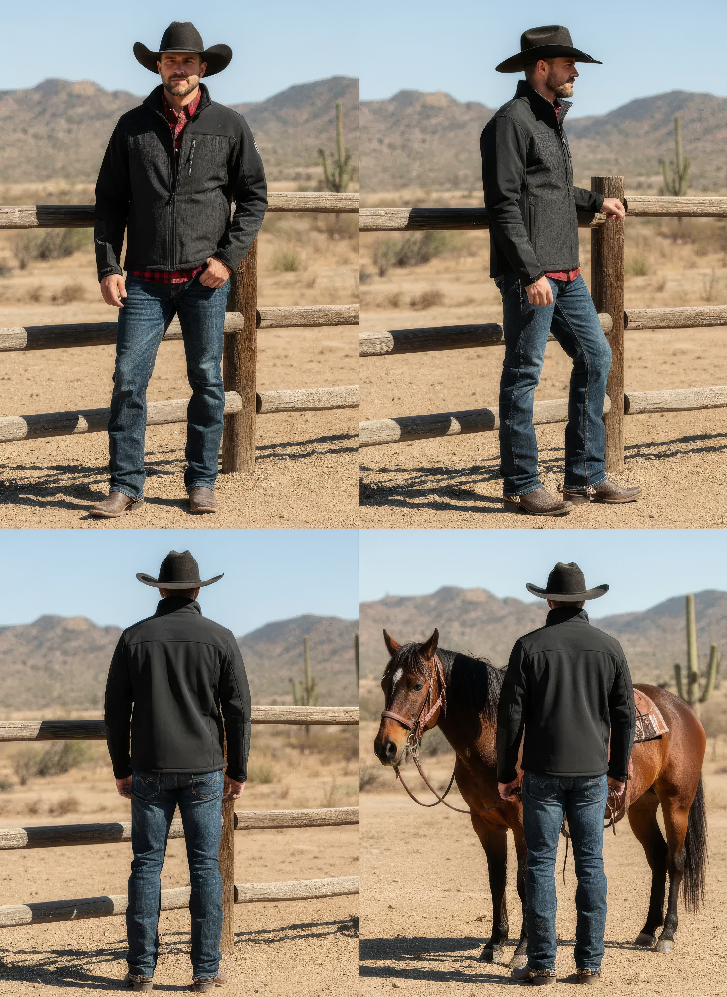 HOOEY JACKSON SOFTSHELL JACKET MENS HEATHER BLACK FULL ZIP JACKET WITH BLACK YOKE AND SLEEVES HJ169BK