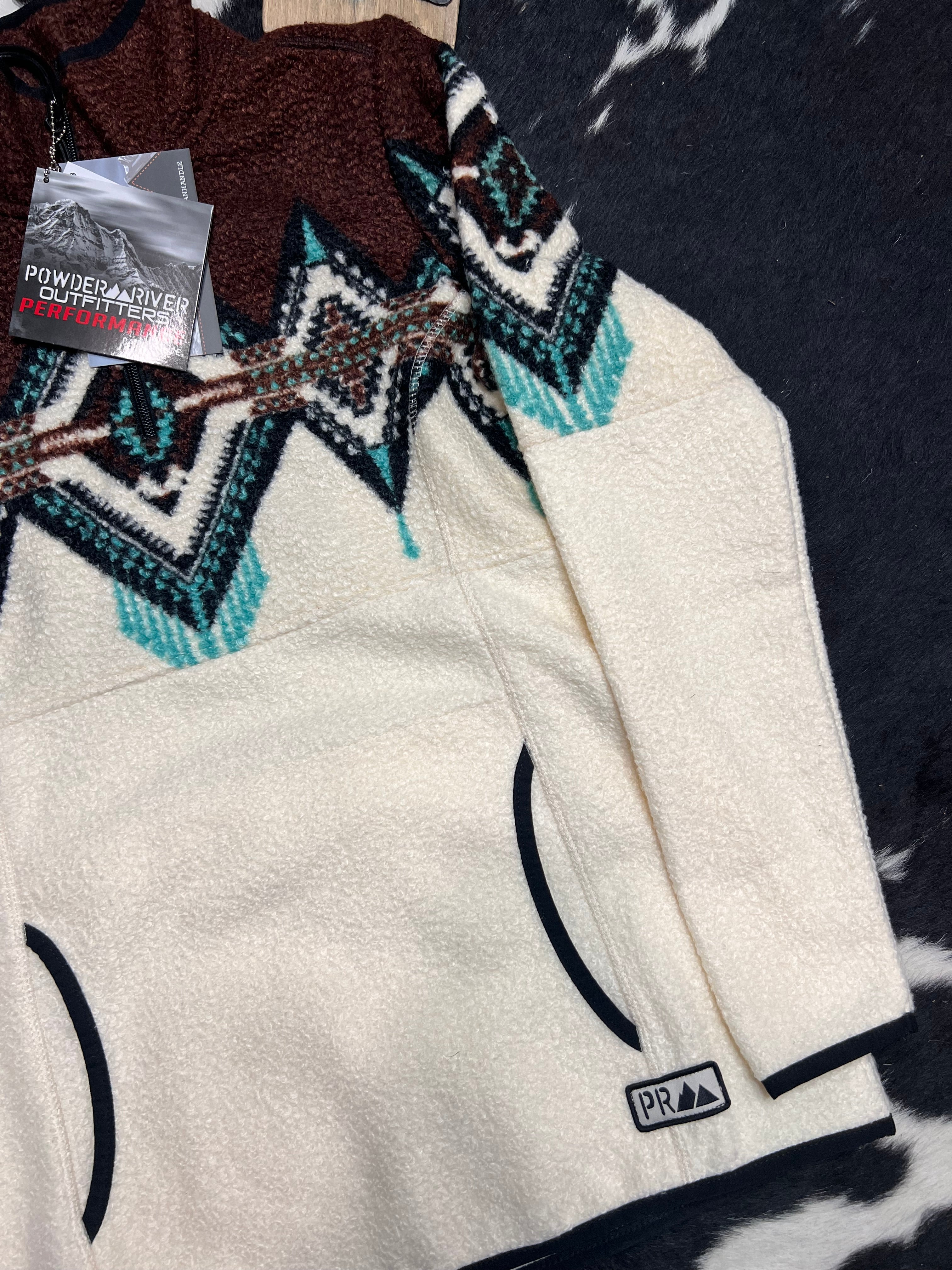 Rock&Roll Womens Brown/Teal Aztec Jacket