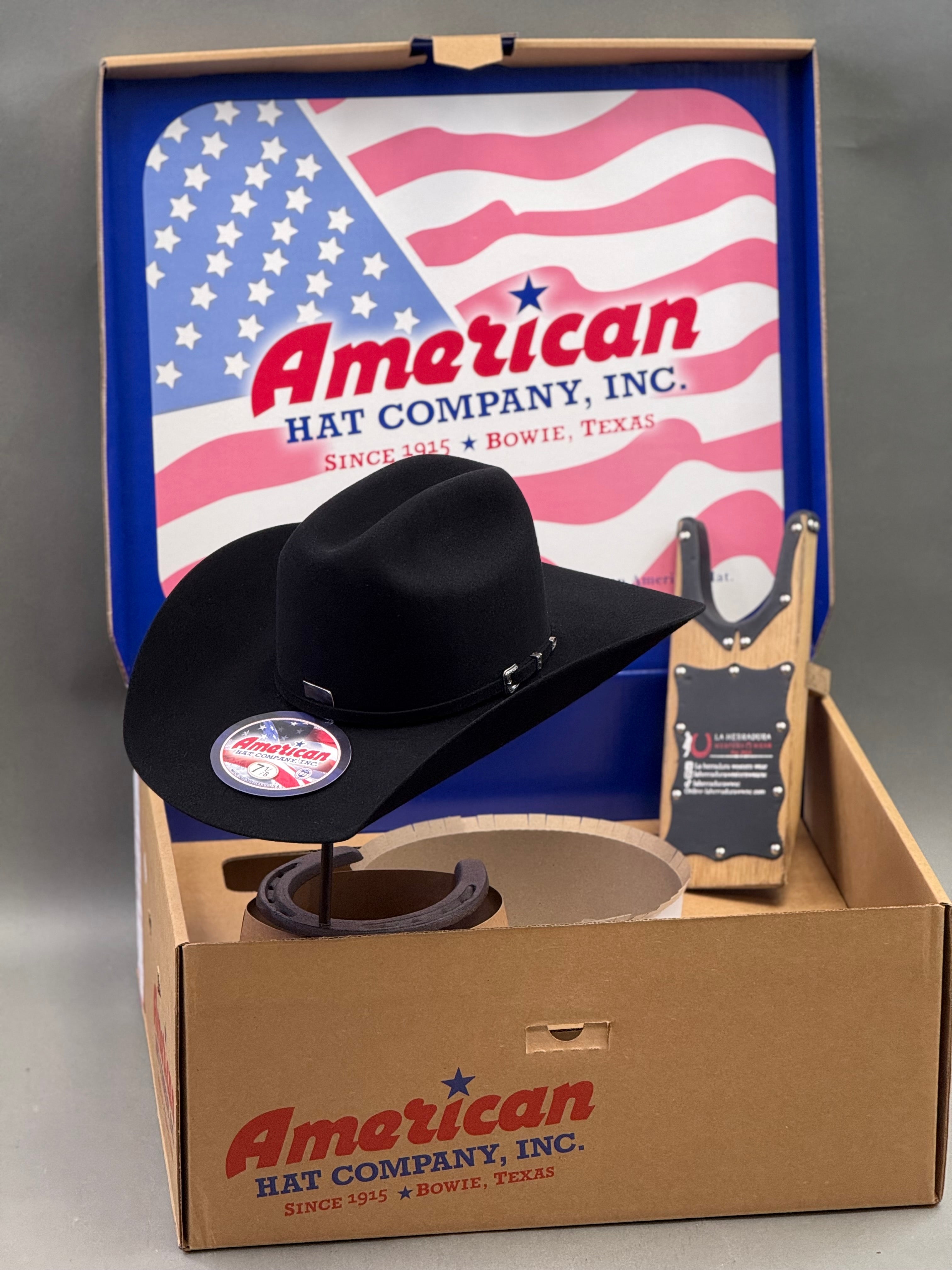 10X American Felt Hat Black