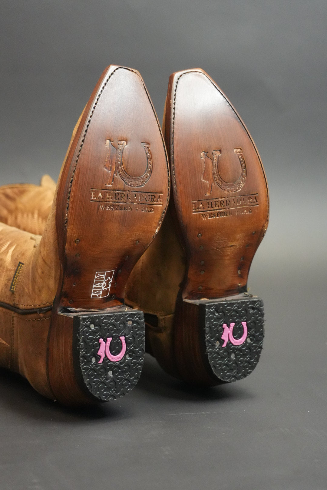 LA HERRADURA WOMEN TALL BOOT SCARKLETT CAMEL SNIP TOE