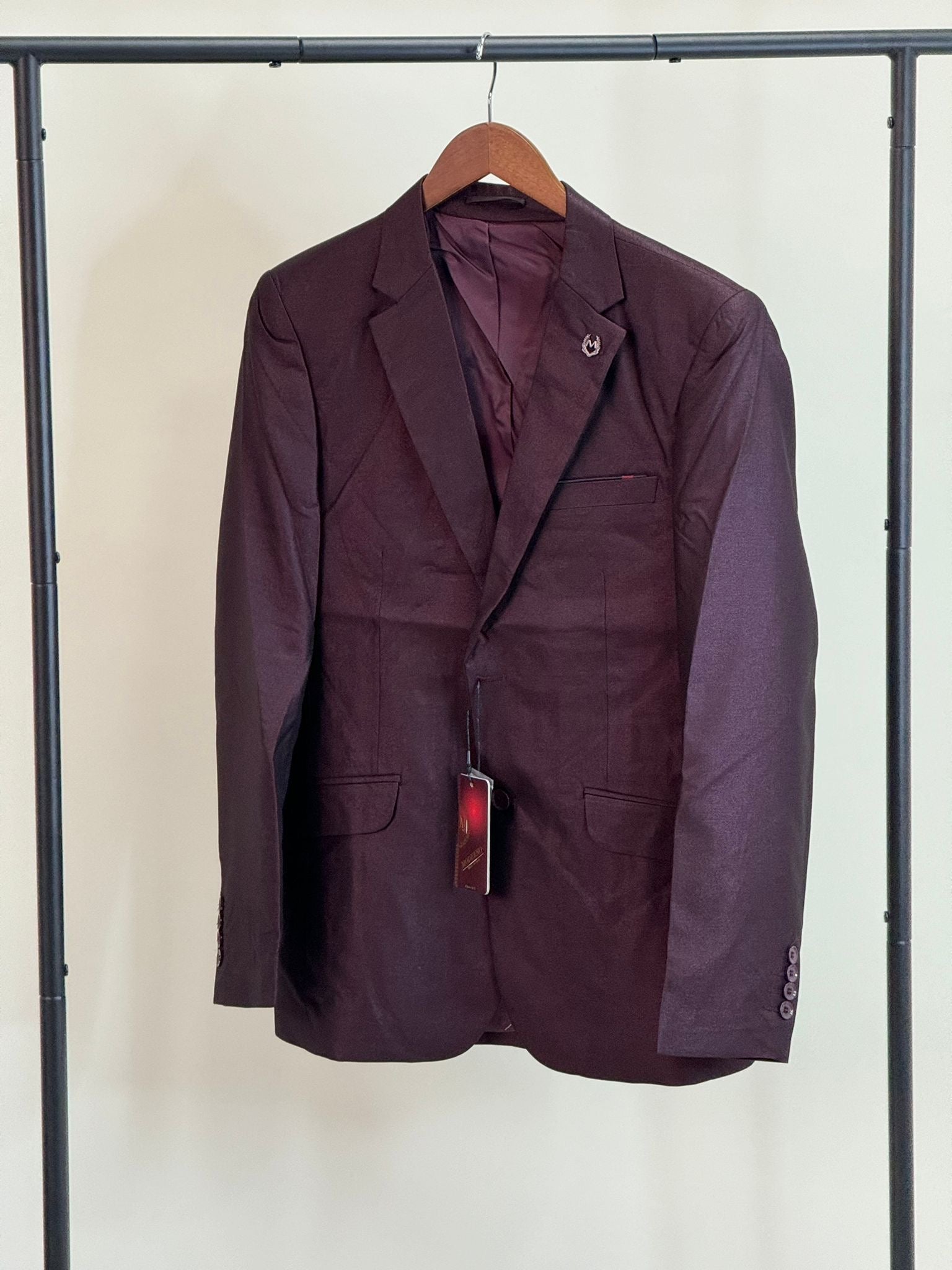 MODERNO BURGUNDY BLAZER