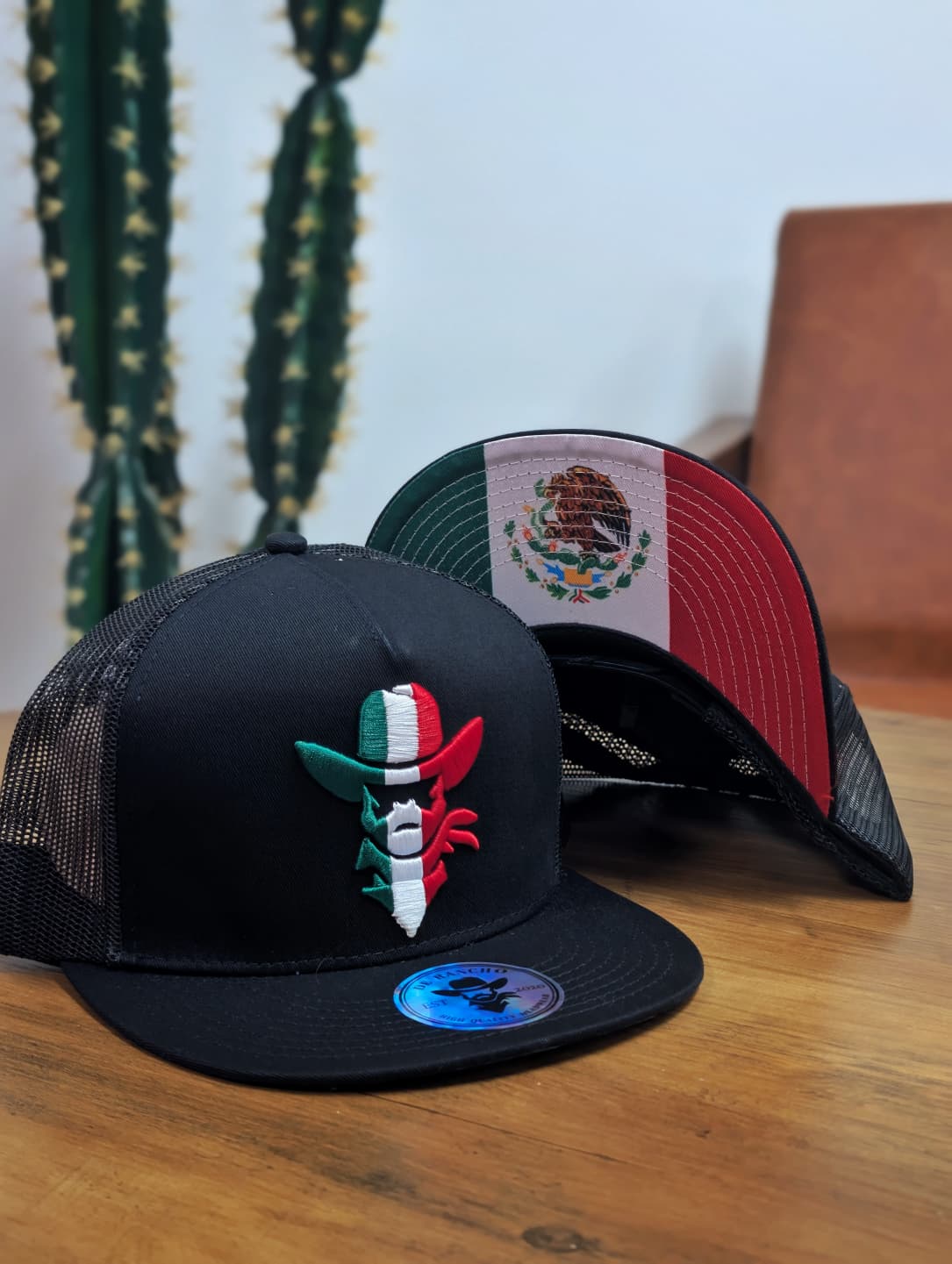 DE RANCHO HATS SNAPBACK MEXICO BLACK