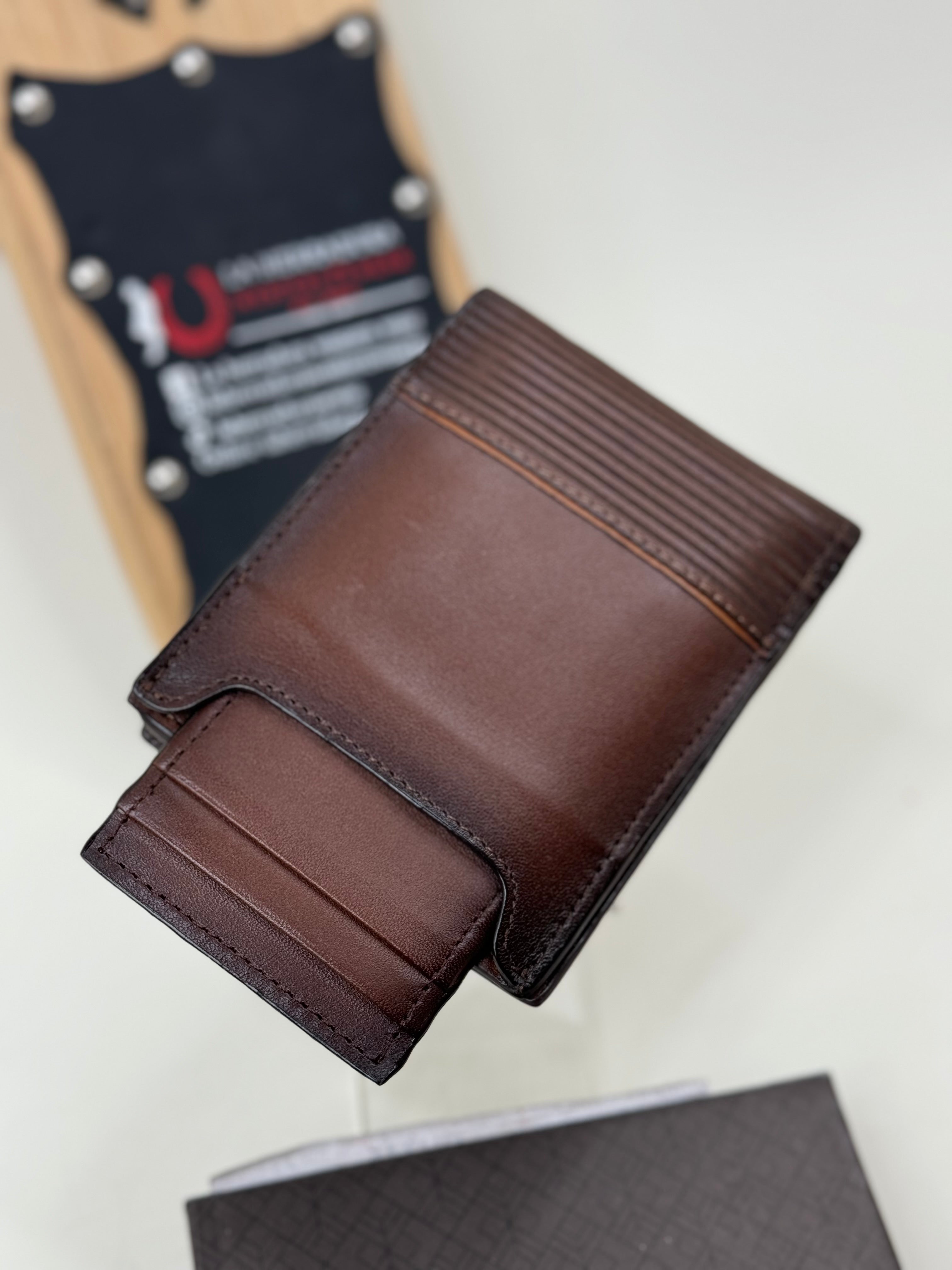 CUADRA EXOTIC ELEPHANT BROWN WALLET