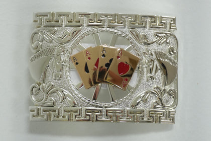 TODAS LAS HEBILLAS CUADRADAS DE PLATA ASES