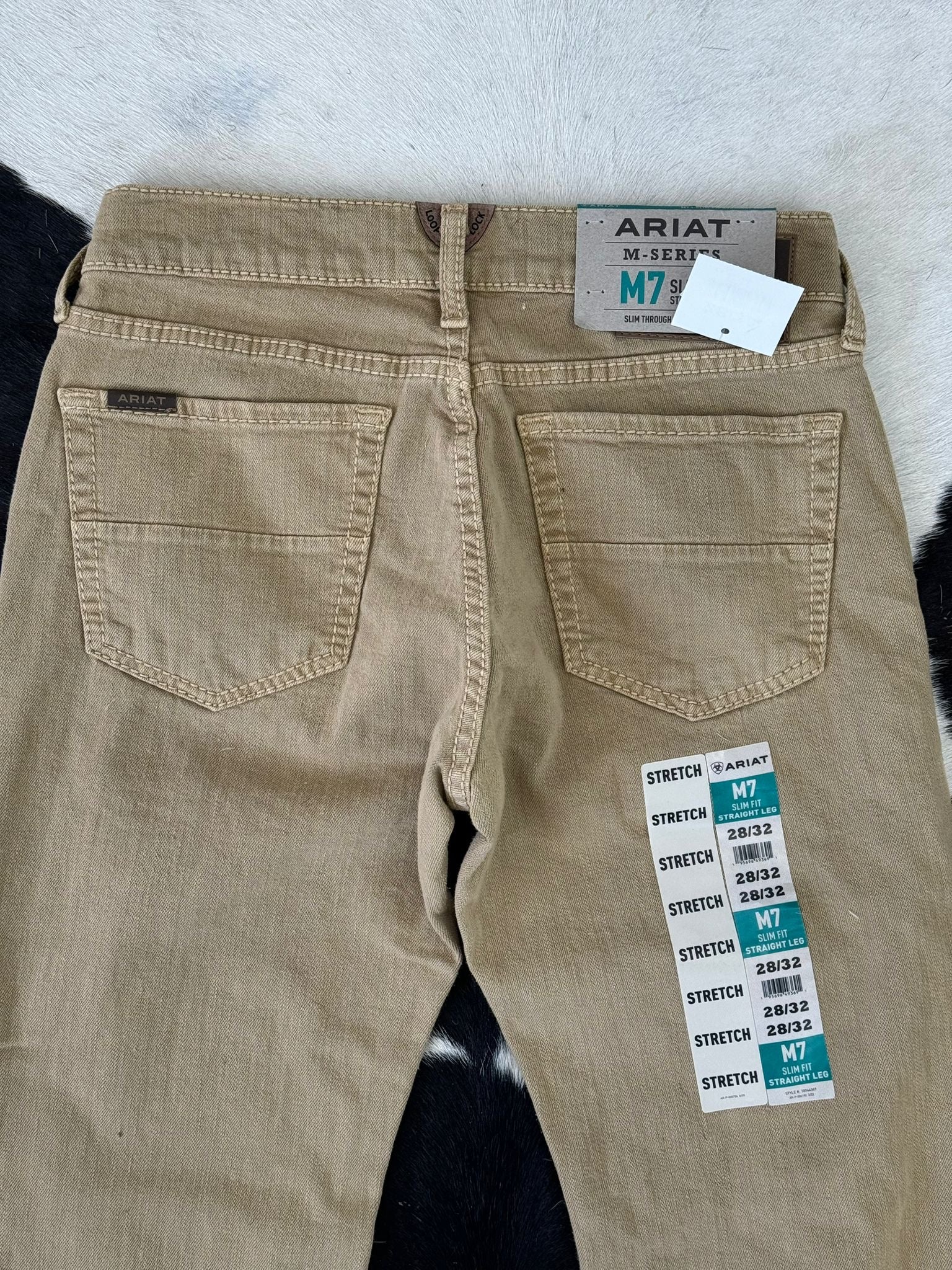 ARIAT MEN M7 DARK KHAKI JEANS