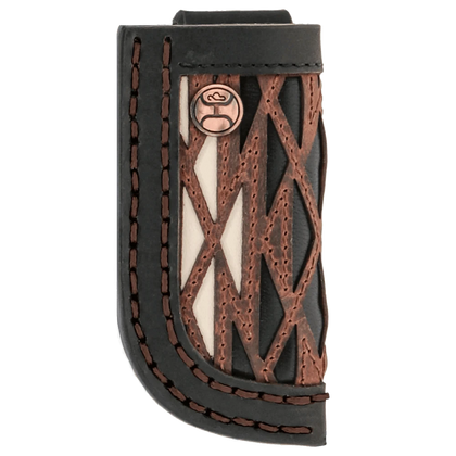 HOOEY HABD TOOLED KNIFE SHEATH  HKS009-BKBR