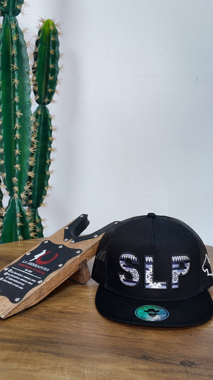 DE RANCHO BLACK Style .08 SLP de negro con NAVY HAT