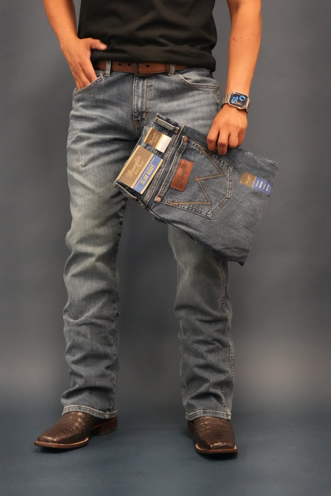 WRANGLER RETRO SLIM BOOT -112378844-77MWZ