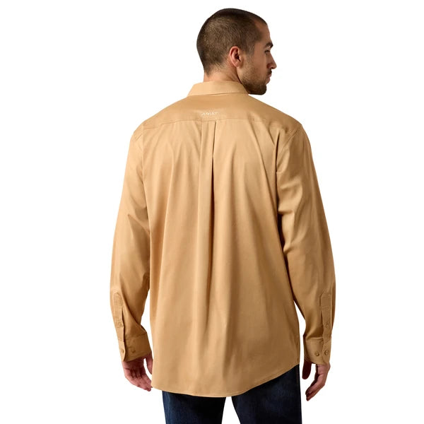 ARIAT WRINKLE FREE SOLID CARTOUCHE CLASSIC LONG SLEEVE SHIRT 10072737