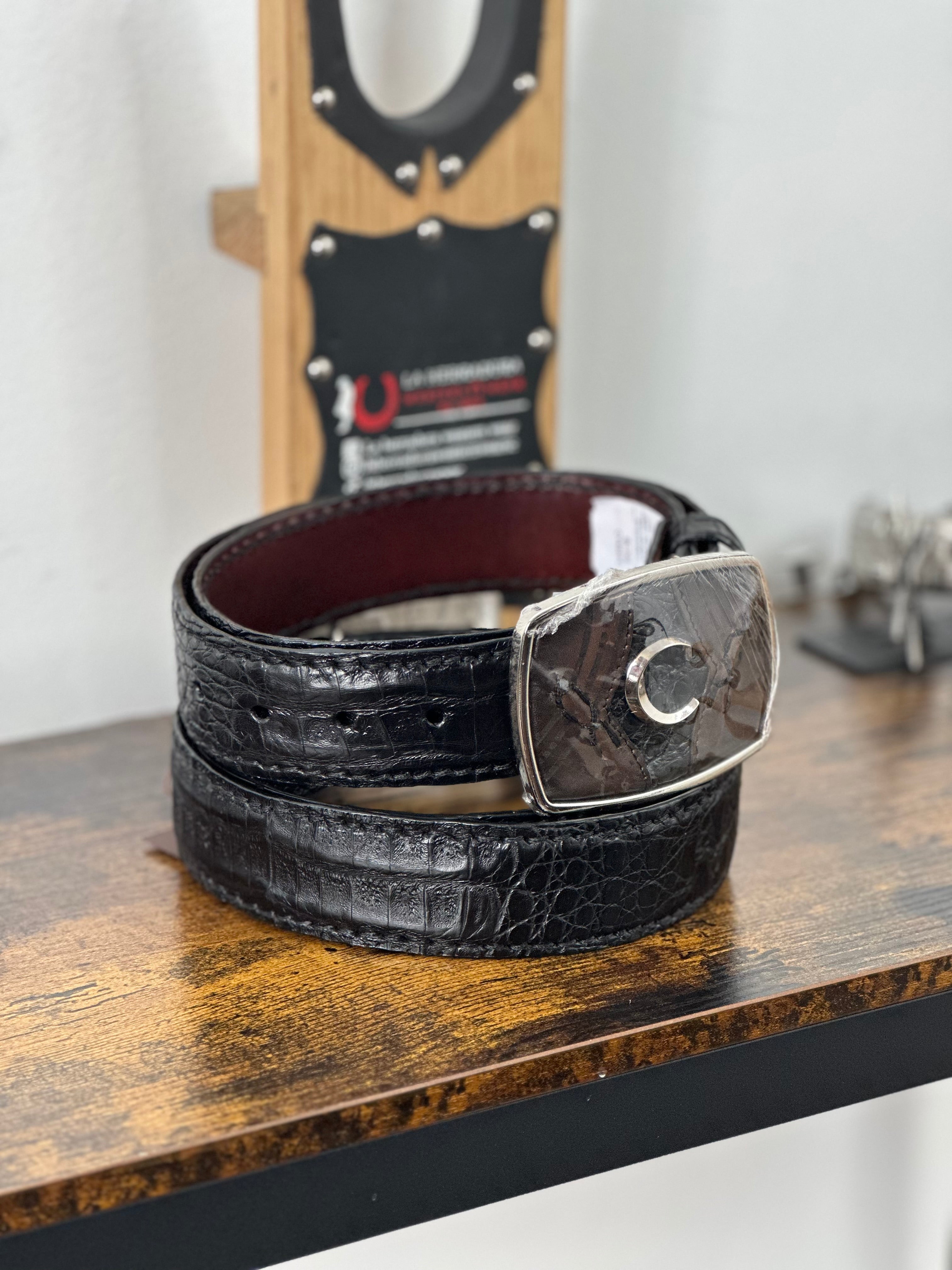 CUADRA FUSCUS LOMO BELLT BLACK COMPLETE BELT