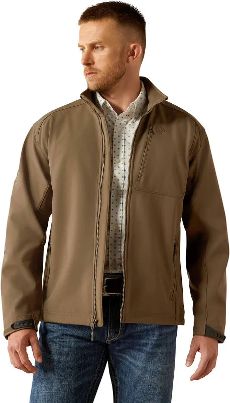 ARIAT JACKET LOGO 2.0 SOFTSEHLL CROCODILE HEATHER- 8157