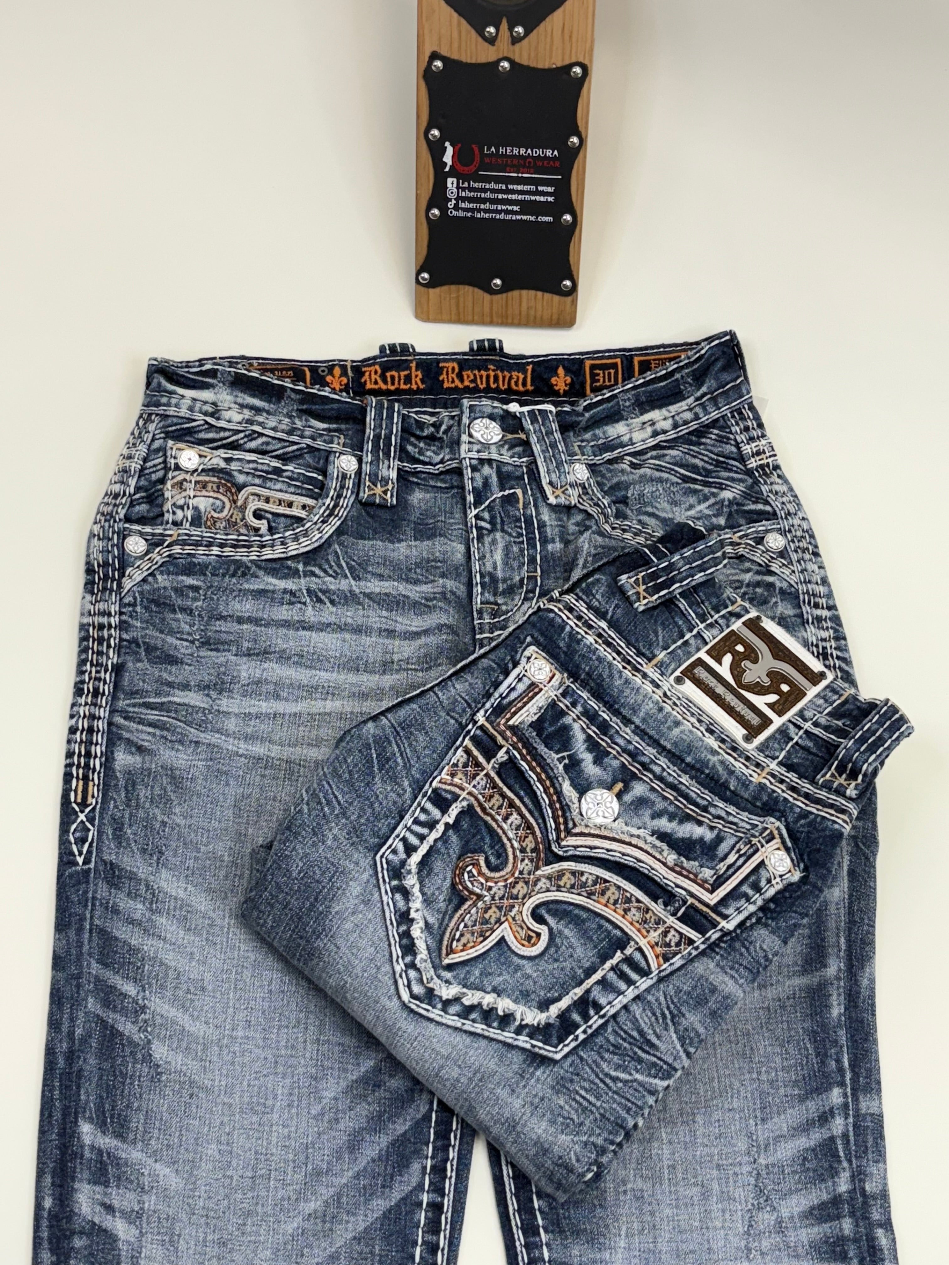 ROCKREVIVAL ELIJAH STRAIGHT JEANS