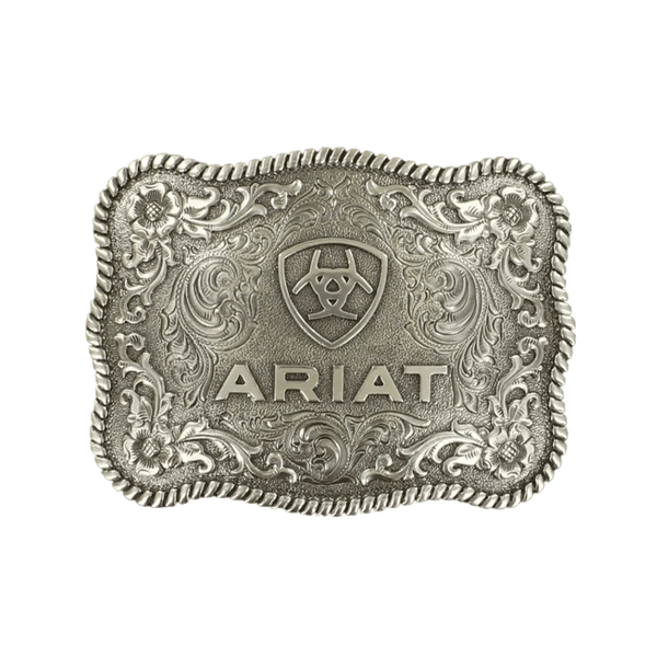 ARIAT LOGO BUCKLE SILVER DETAILS - A37006