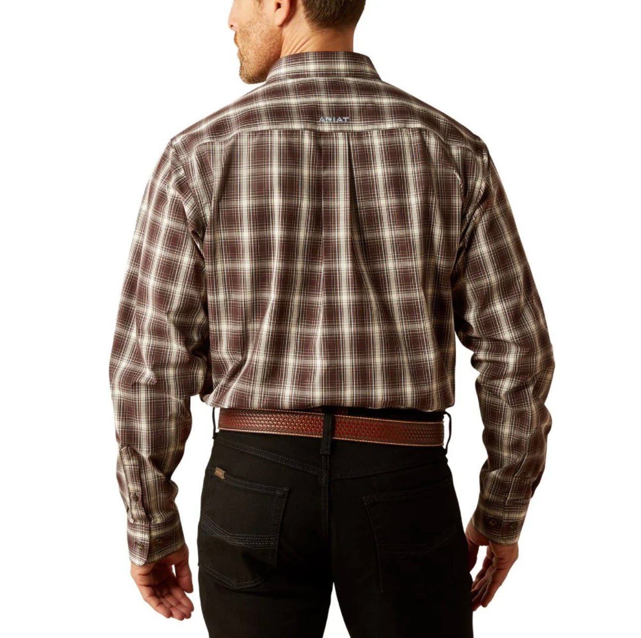 Ariat BROWN PRO CARSON SHIRT LONG SLEEVE