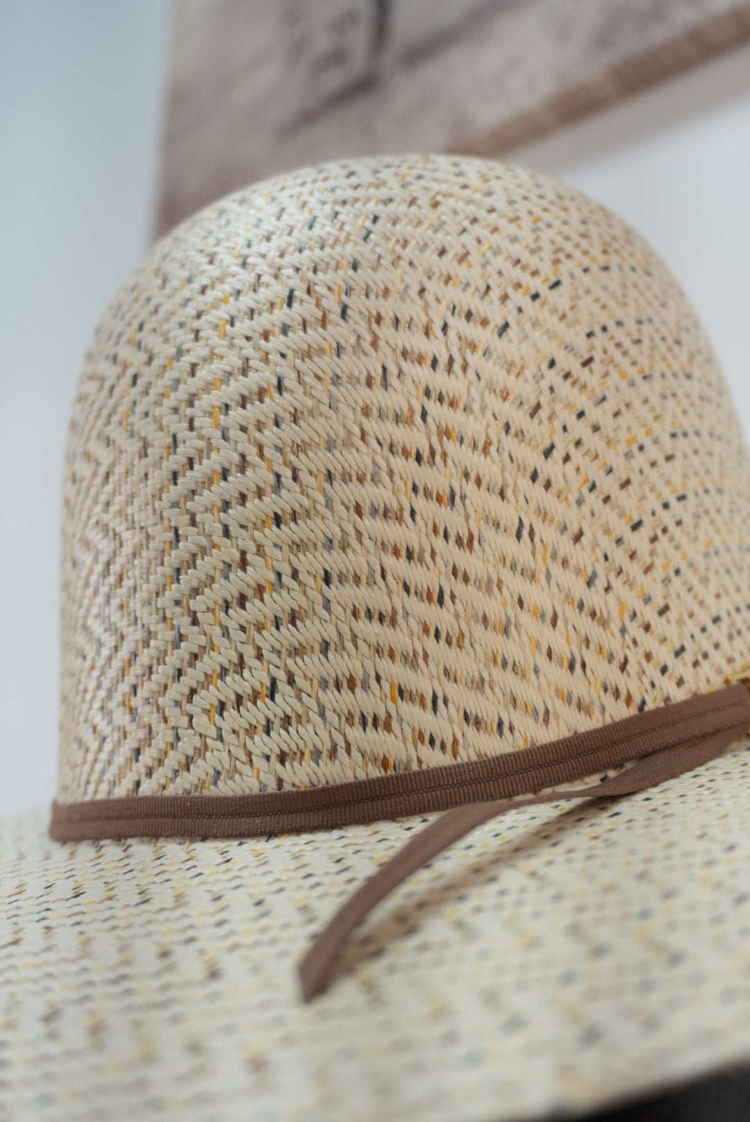 HERRADURA OPEN CROWN STRAW HAT SVO35 CHISPAS