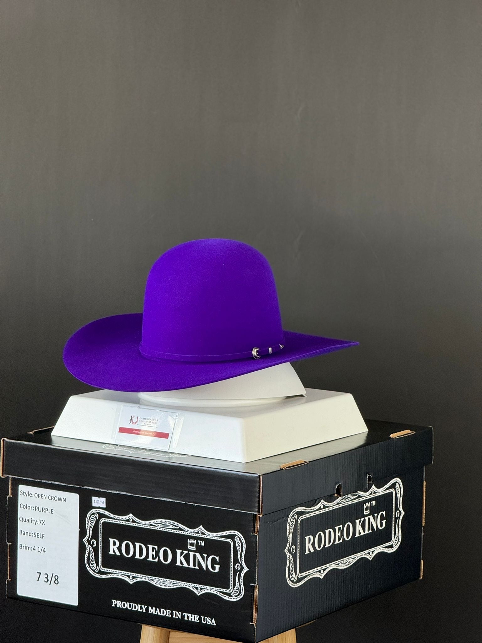 RODEO KING PURPLE OPEN CROWN 7X