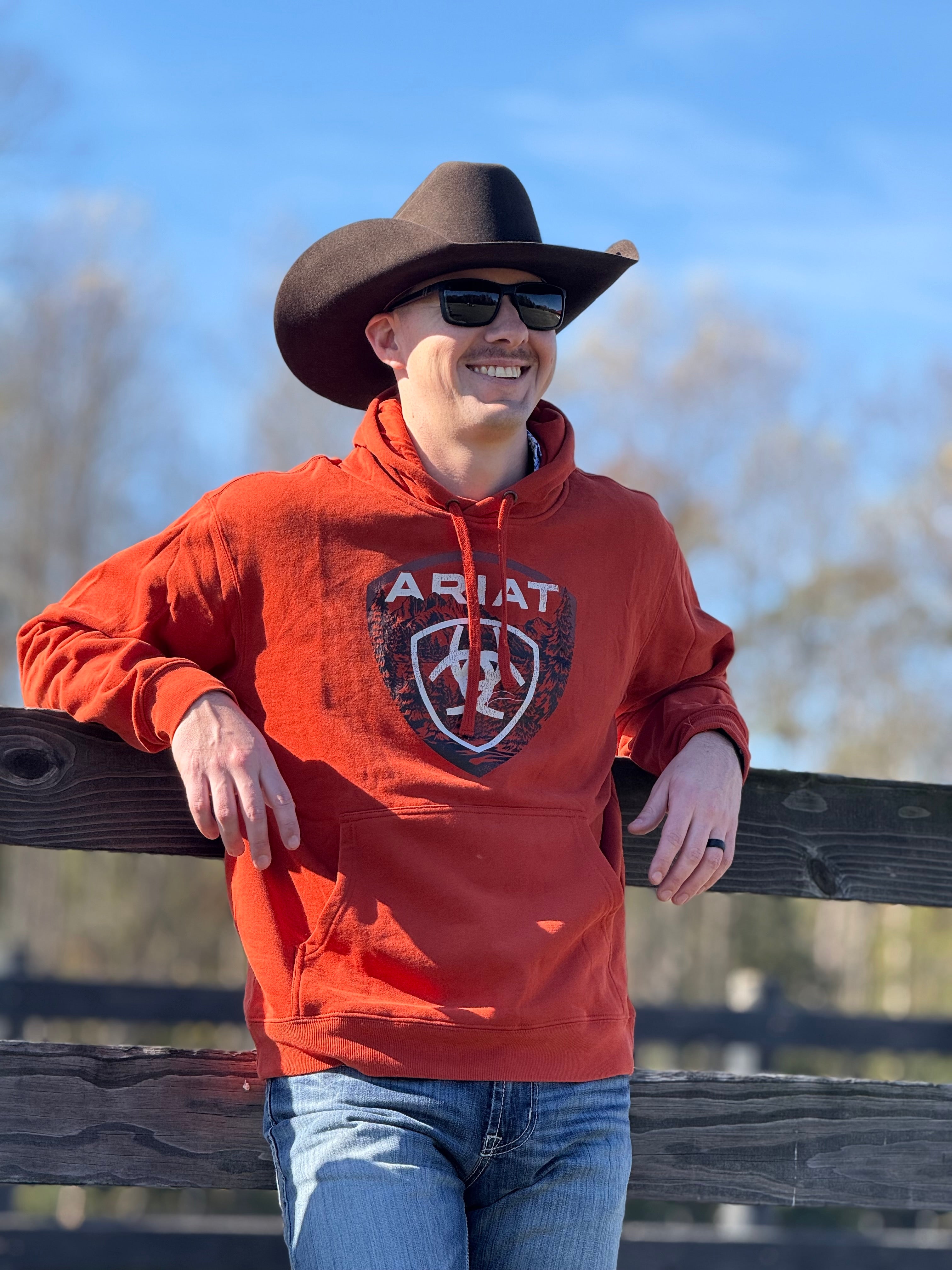 Ariat Forest Badge Hood Dark Orange - 2458