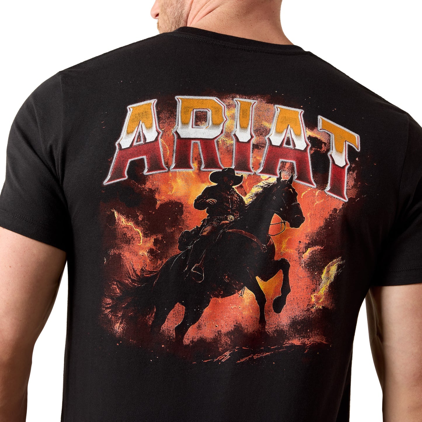 ARIAT MENS COUNTRY ROCK SS TSHRT BLACK 10079501
