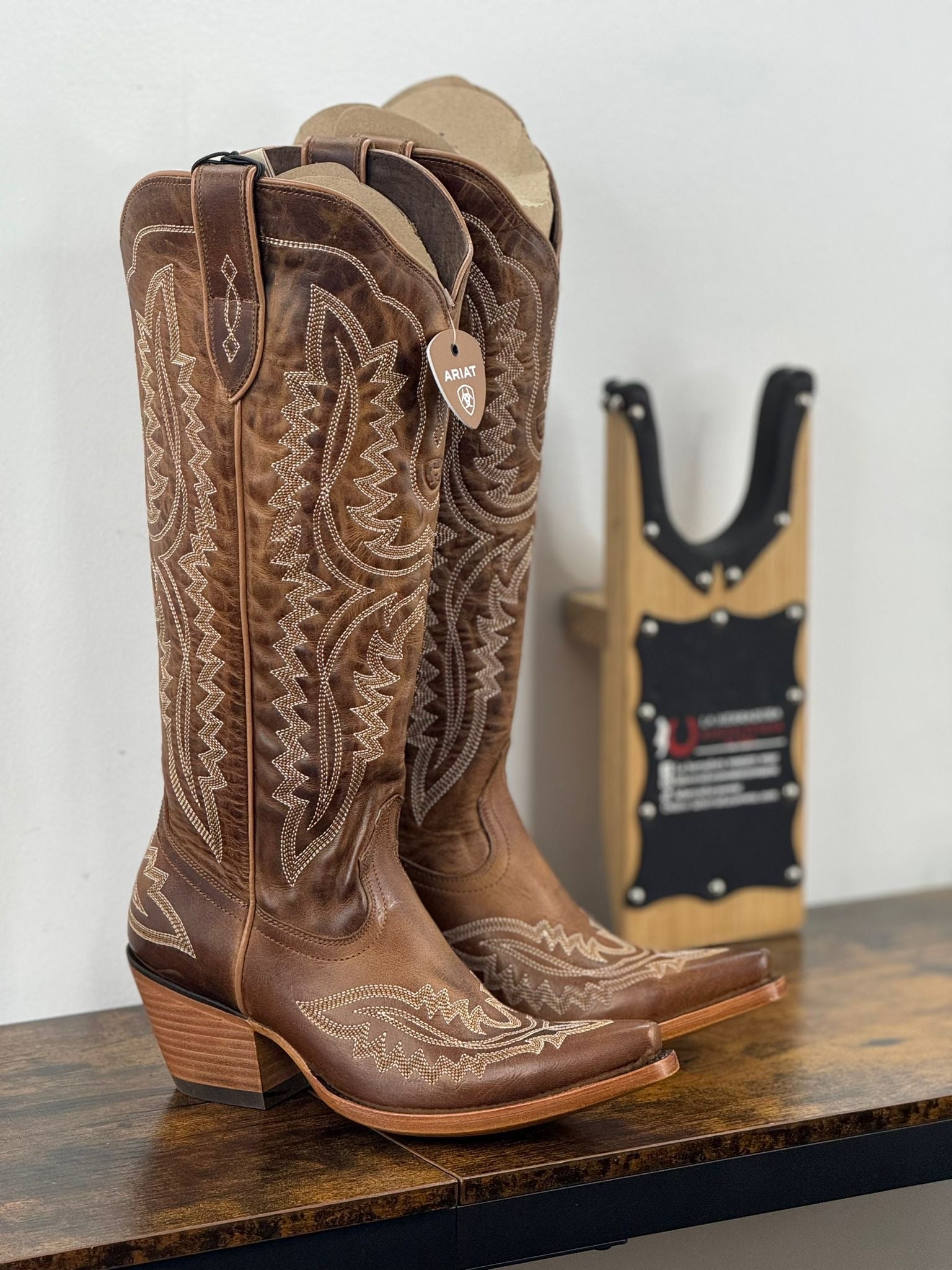 WOMENS ARIAT CASANOVA SHADES OF GRAIN TALL BOOT 4481