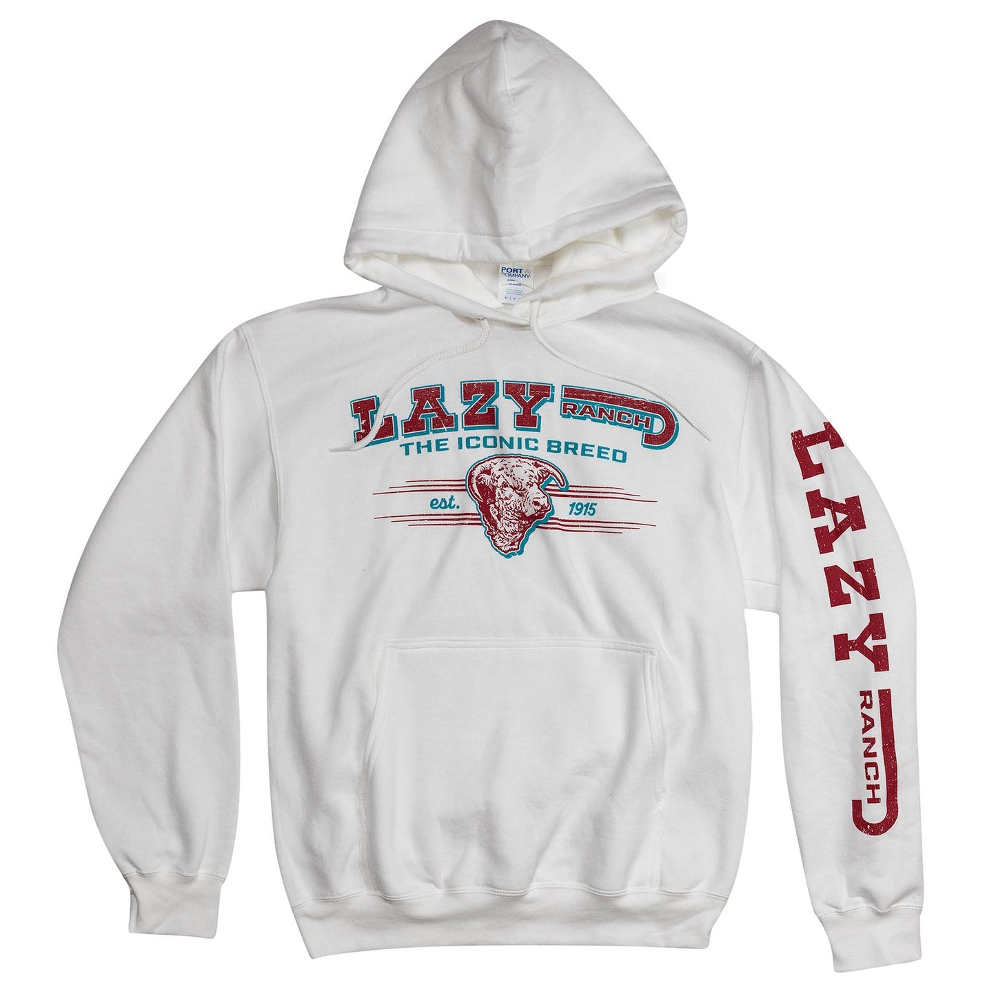 LAZY J RANCH WHITE HOODIE