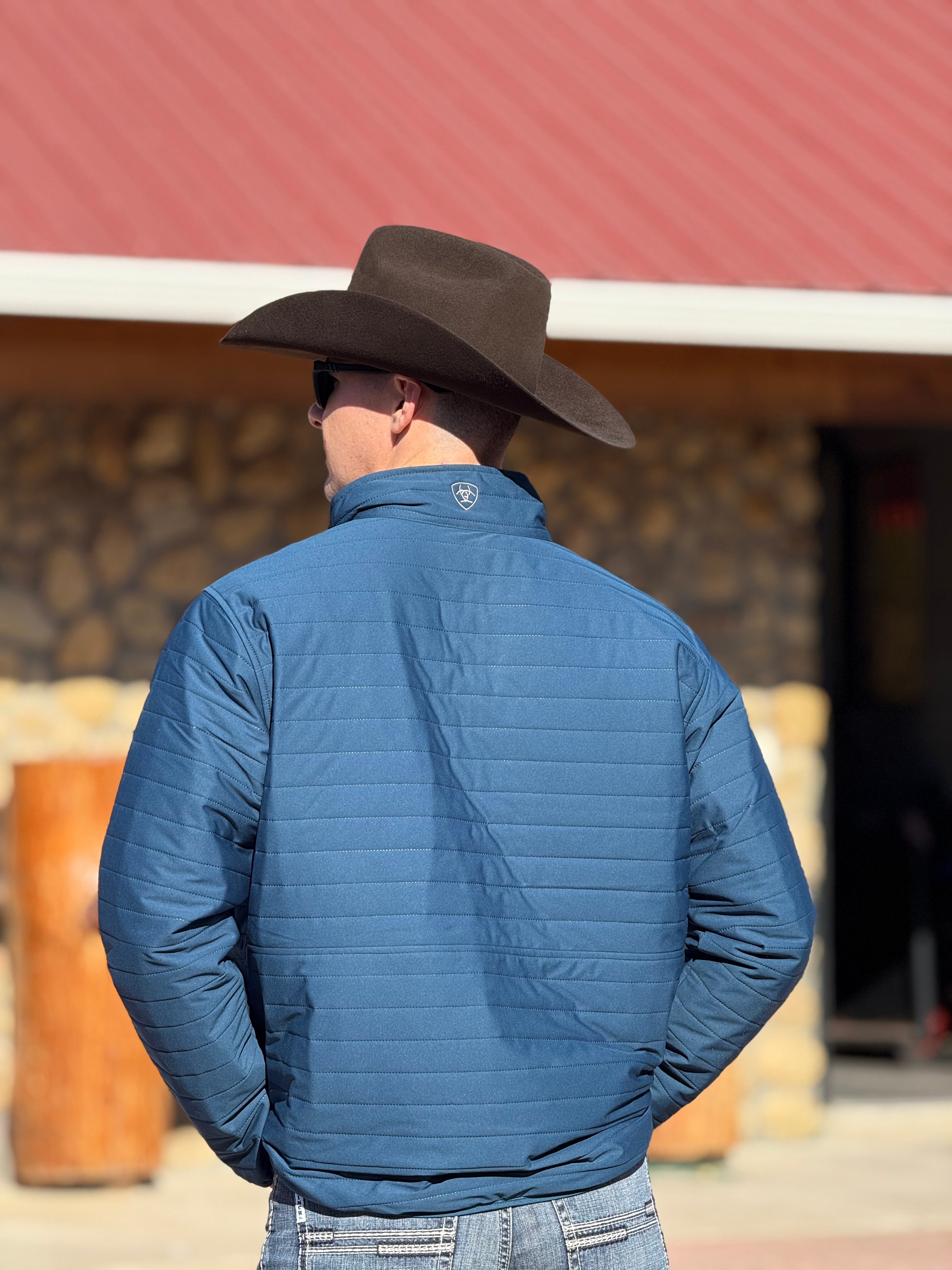 ARIAT TEAL WYLIE FULL ZIP UP- 2464