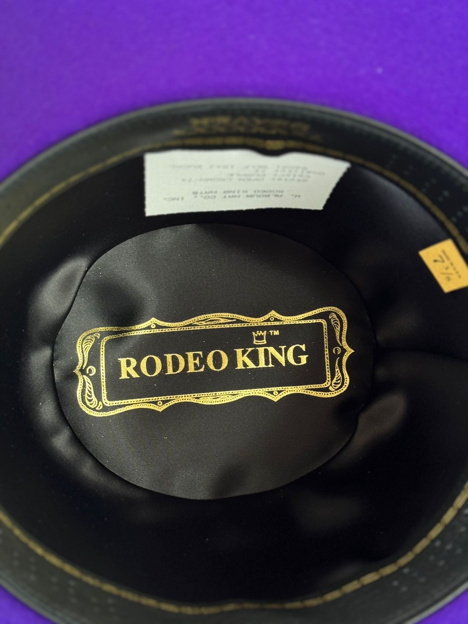 RODEO KING PURPLE OPEN CROWN 7X