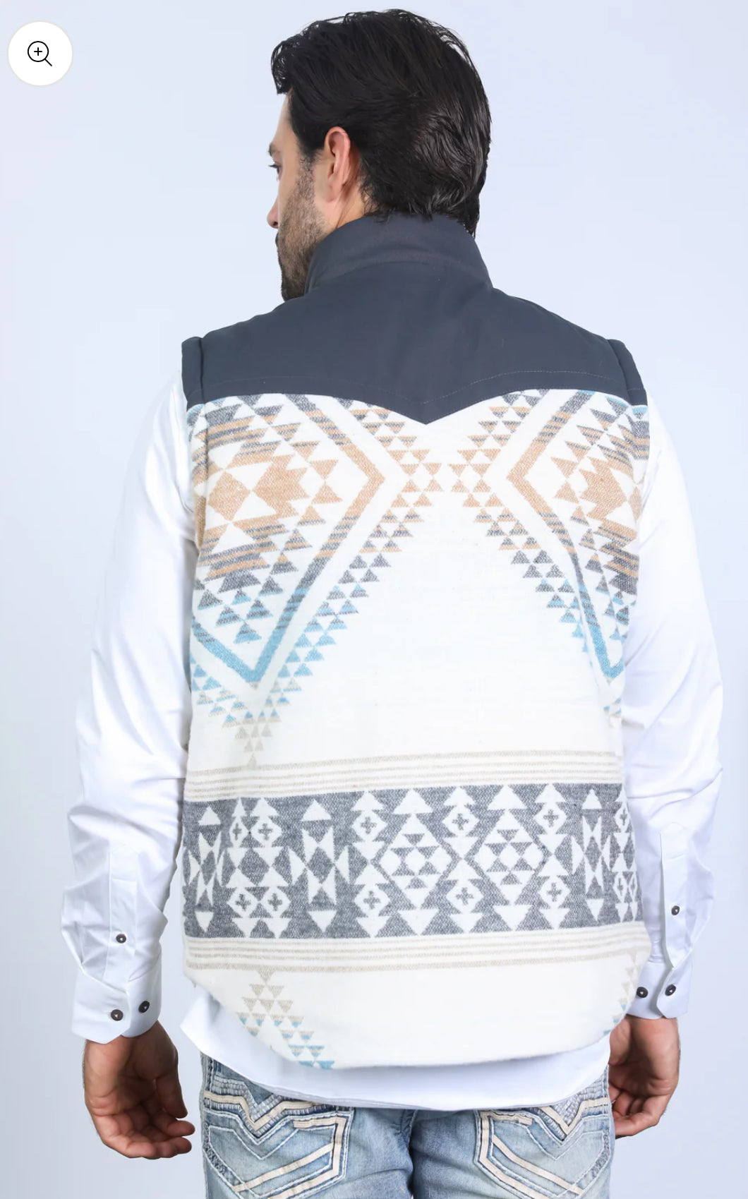 MEN’S PLATINI VEST CHARCOL/ AZTEC- AZV10342