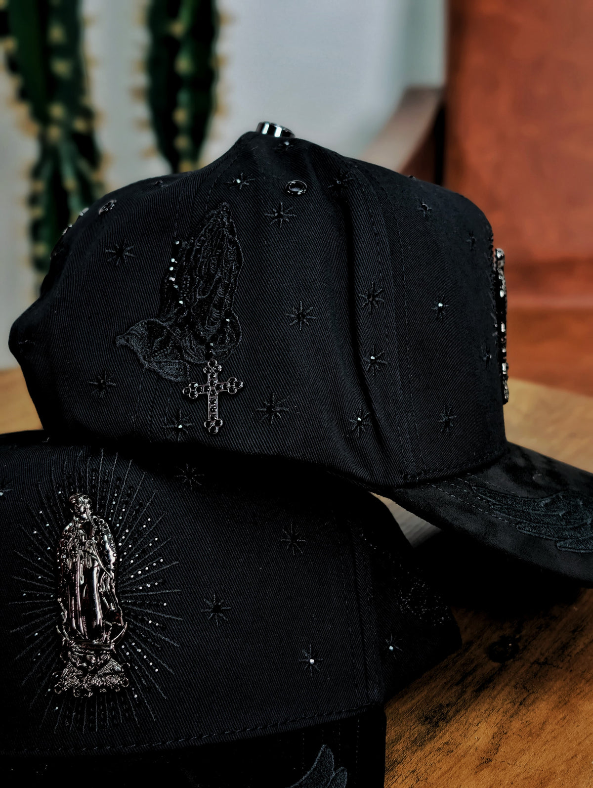 KEVIN HATS GUADALUPANA BLACK
