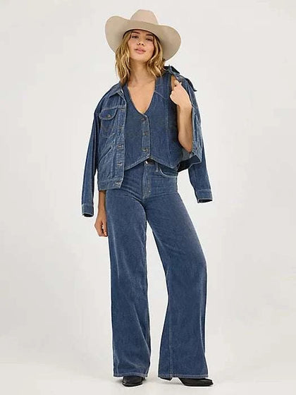 VAQUEROS ANCHOS DE TIRO ALTO BAILEY PARA MUJER WRANGLER 112371956