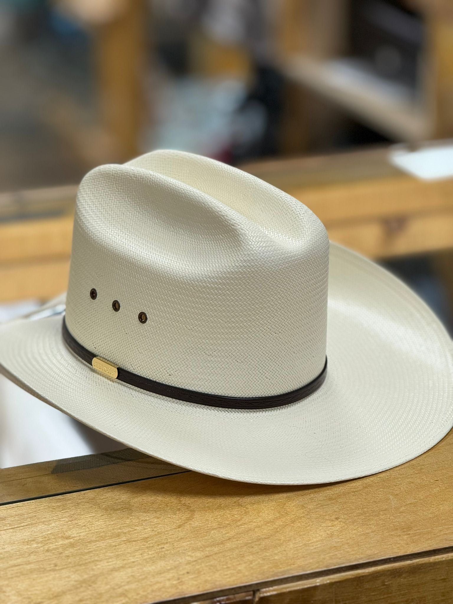 STETSON MADDOCK NATURAL 10X STRAW HAT