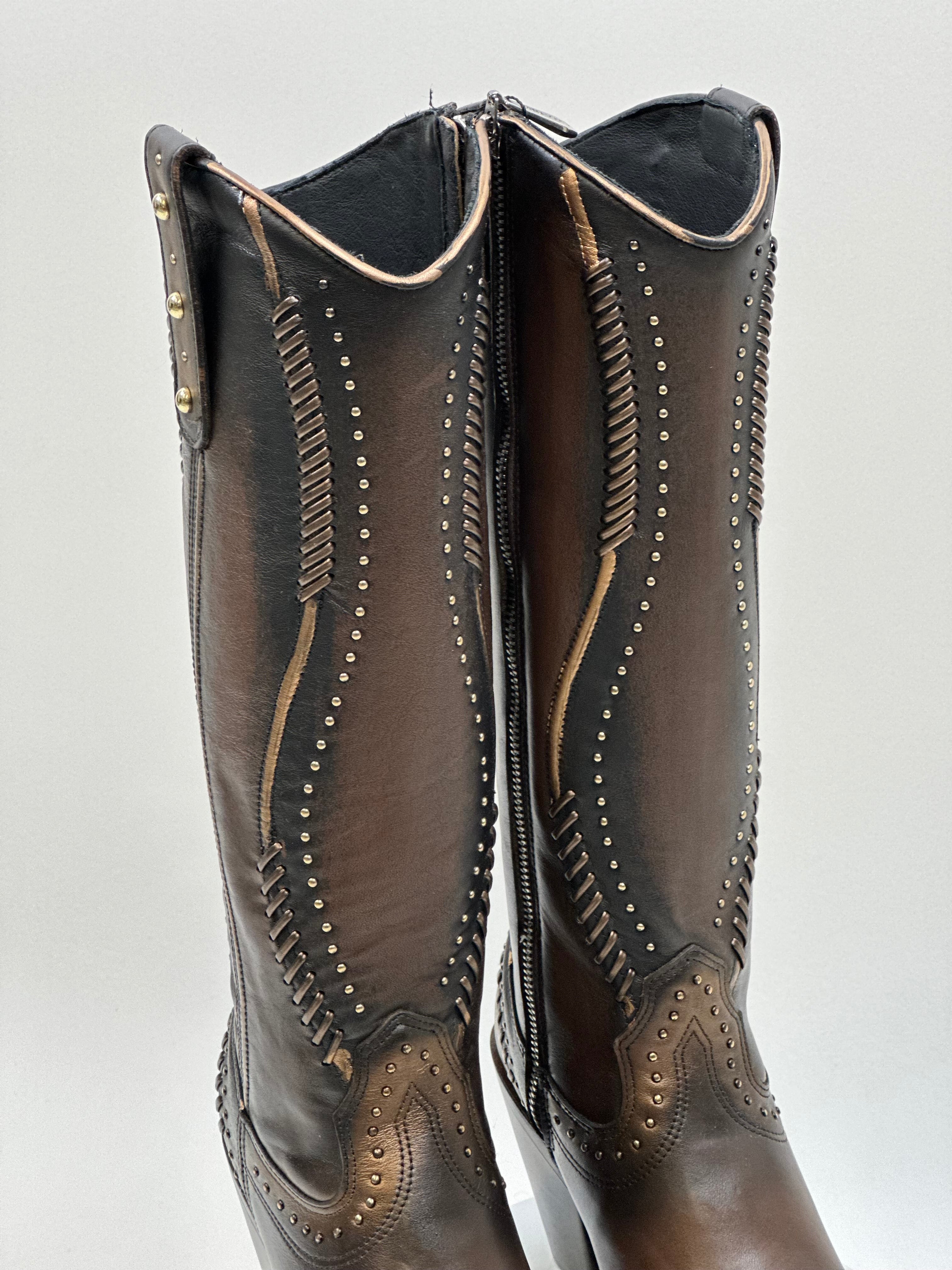 WOMEN’S CUADRA TALL BOOT RES VINTAGE CAMALEON BROWN SUAVE  CC260