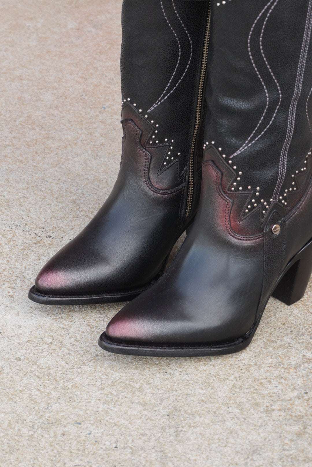 WOMEN’S CUADRA TALL BOOT RES CASTELLO NEGRO CC328 Laherradurawwnc.com