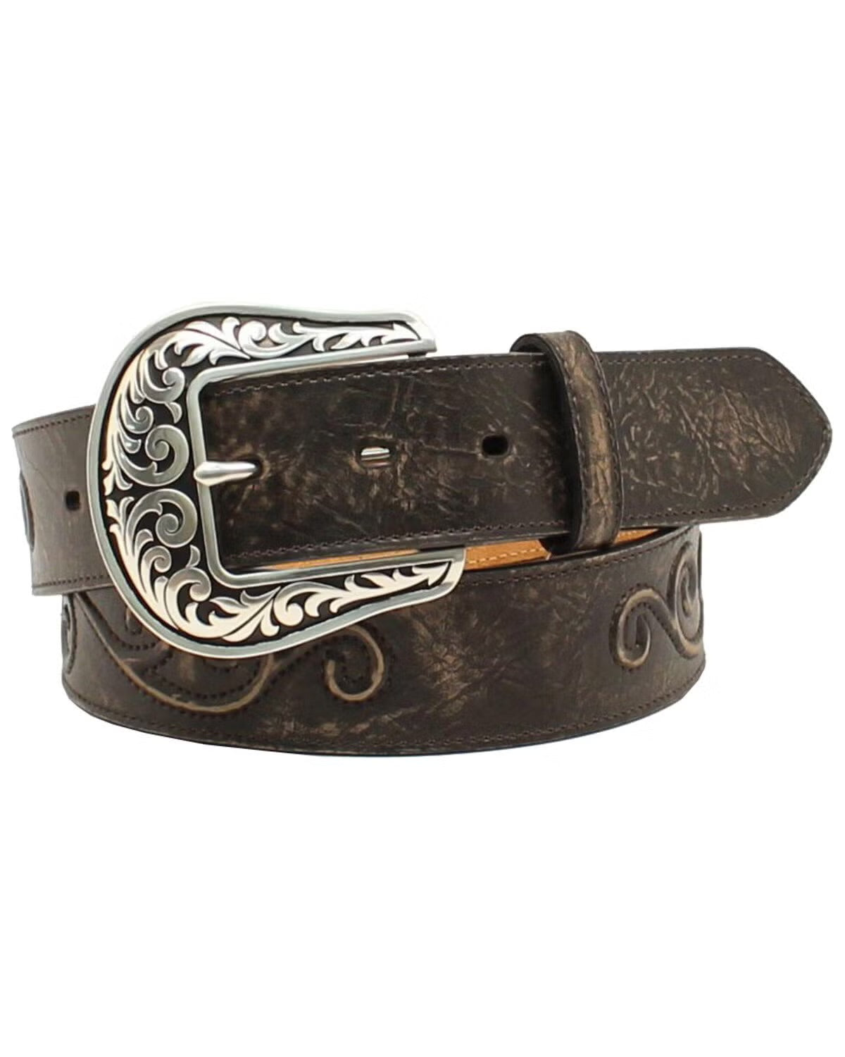 CINTURÓN MARRÓN OSCURO PARA MUJER NOCONA- N3499701