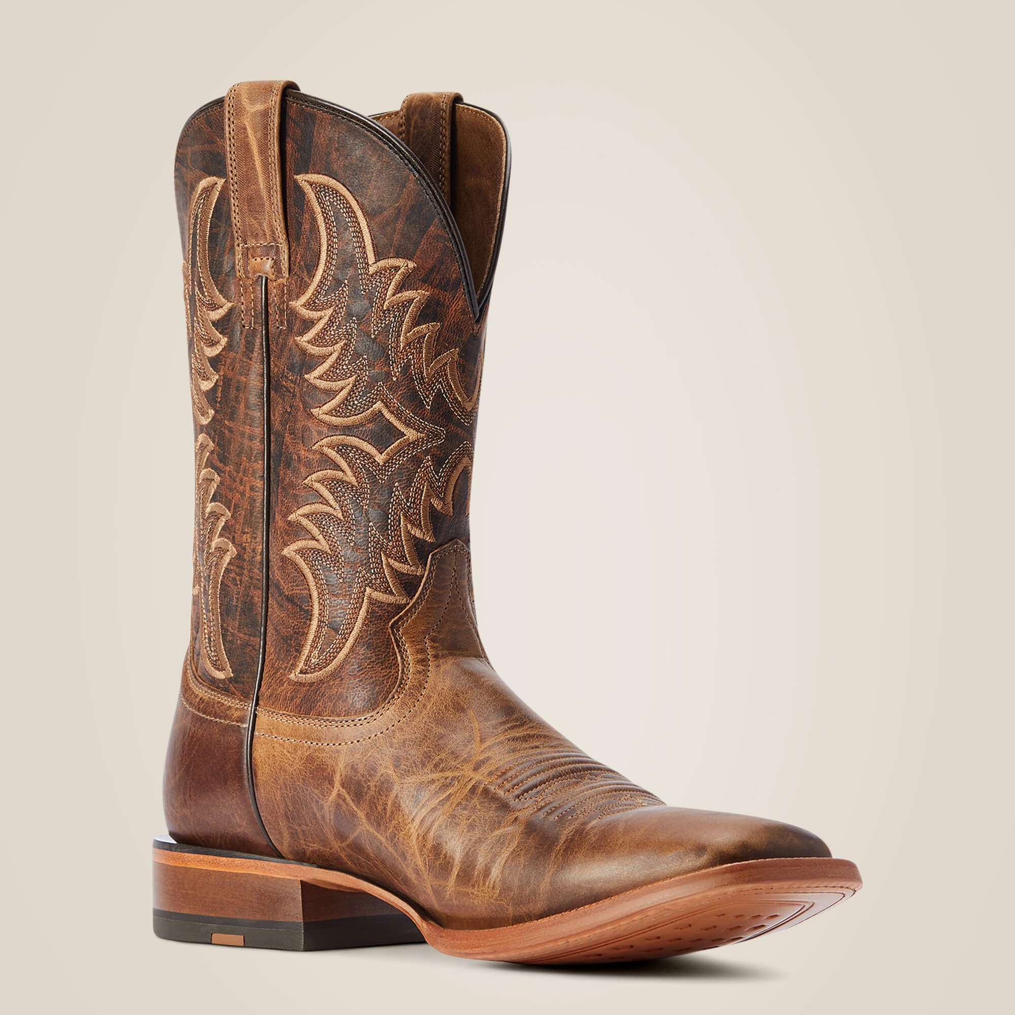 MENSARIAT POINT RYDER COWBOY BOOT BURNT BROWN 2471