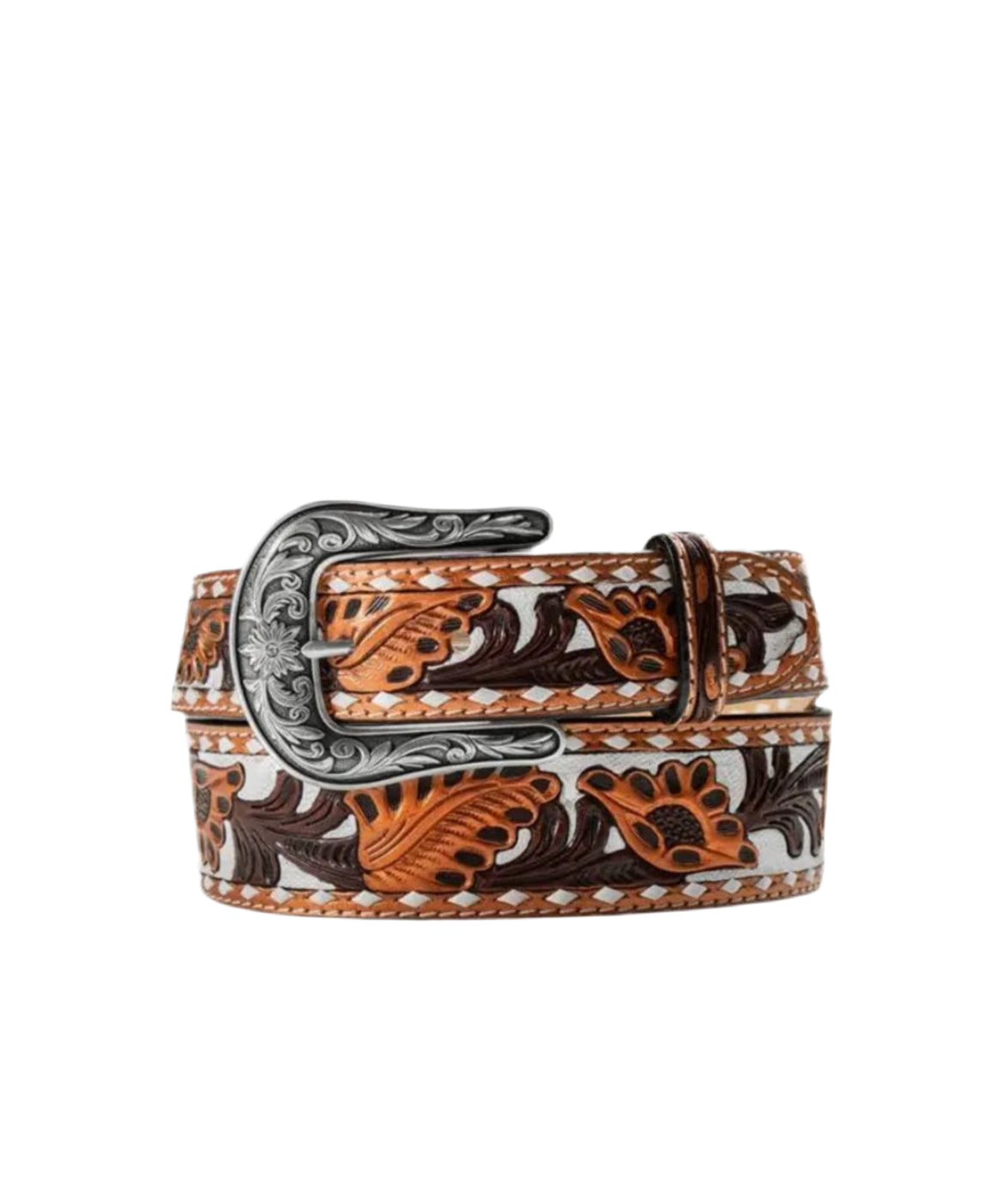 NOCANA WOMENS COGNAC HANDTOOLED N3200076216