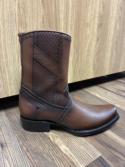 HONEY LASER & ZIPPER NARROW SQUARE TOE CU851