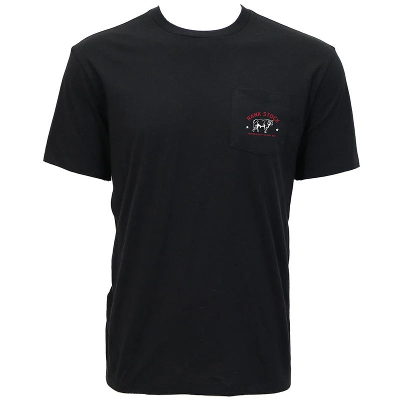 MEN HOOEY T-SHIRT BLACK CREW NECK COTTEN POLY SHORT SLEEVE SHIRT HT2619BK