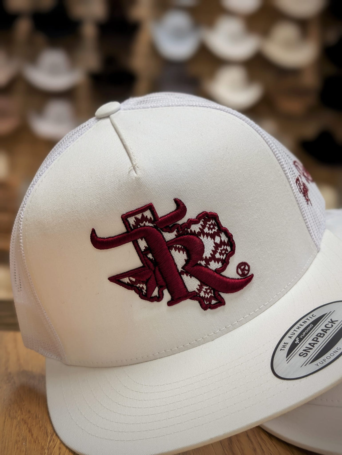 TEXAS RANCH WHITE SNAPBACK CAP
