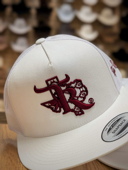 GORRA BLANCA SNAPBACK TEXAS RANCH